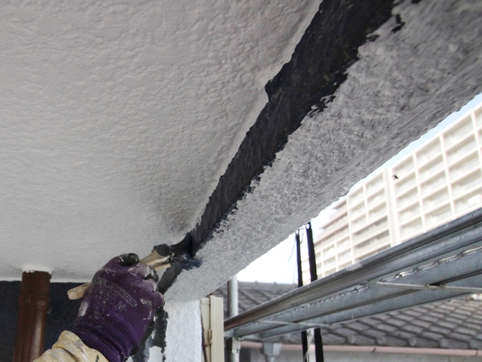 マンションを手塗りで外壁塗装